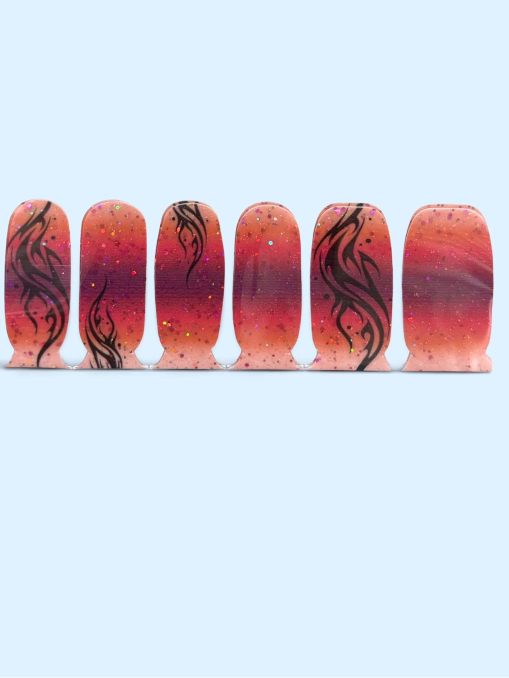 Color Street Multicolored Gradient Nail Polish Strips. NWT